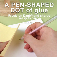 1pc Dot Dot Glue Pen Press Dot Glue Pen High value Hand Account Glue Pen
