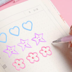 1pc Dot Dot Glue Pen Press Dot Glue Pen High value Hand Account Glue Pen