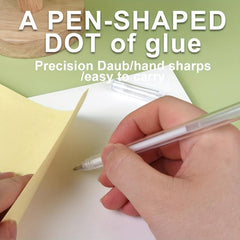 1pc Dot Dot Glue Pen Press Dot Glue Pen High value Hand Account Glue Pen