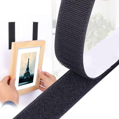 Strong Adhesive Hook and Loop Fastener Buckle With Split Punching