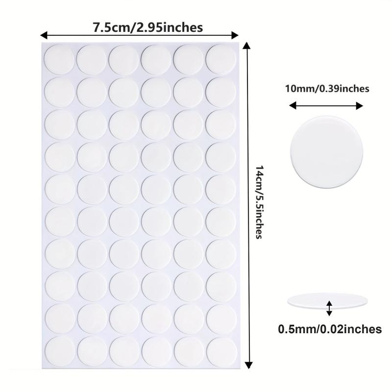 900pcs Clear Adhesive Dot Tape Stickers for DIY Art Balloon Decoration
