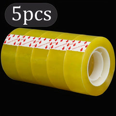 5pcs Transparent Tape 2.01cm x 30.18m Roll Office School Supplies