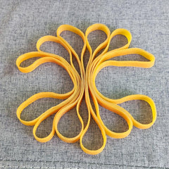 10pcs Large Rubber Bands Stretchable Yellow Rubber Ring