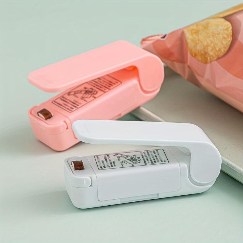 Portable Mini Plastic Bag Sealer Hand-pressed Household Snack Sealing Tool