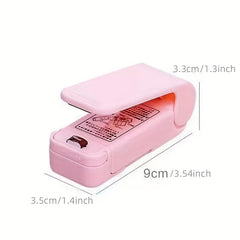 Portable Mini Plastic Bag Sealer Hand-pressed Household Snack Sealing Tool