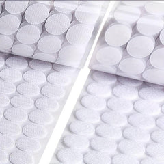 Self Adhesive Dots 220pcs 0.59in Hook and Loop Tape Set Waterproof