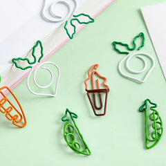 Vegetable Shaped Paper Clip for Desk Organization