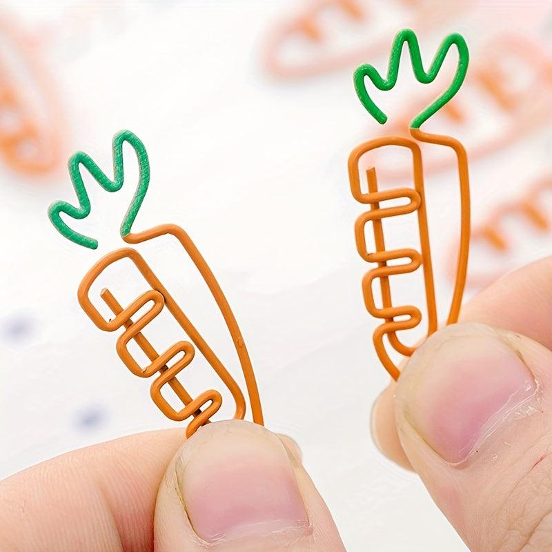 Vegetable Shaped Paper Clip for Desk Organization