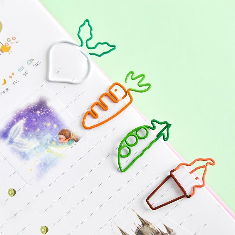 Vegetable Shaped Paper Clip for Desk Organization
