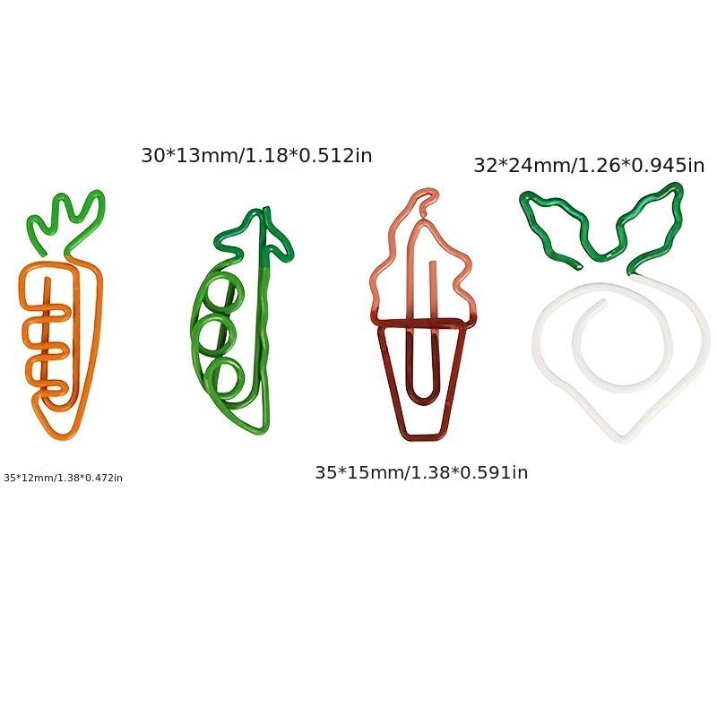 Vegetable Shaped Paper Clip for Desk Organization