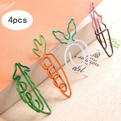 Vegetable Shaped Paper Clip for Desk Organization