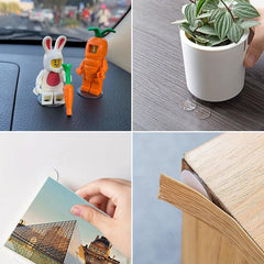 70pcs Acrylic Double Sided Adhesive Transparent Traceless Dot