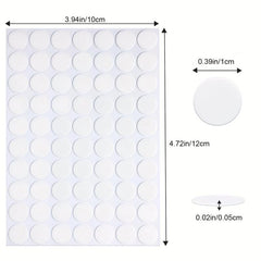 70pcs Acrylic Double Sided Adhesive Transparent Traceless Dot