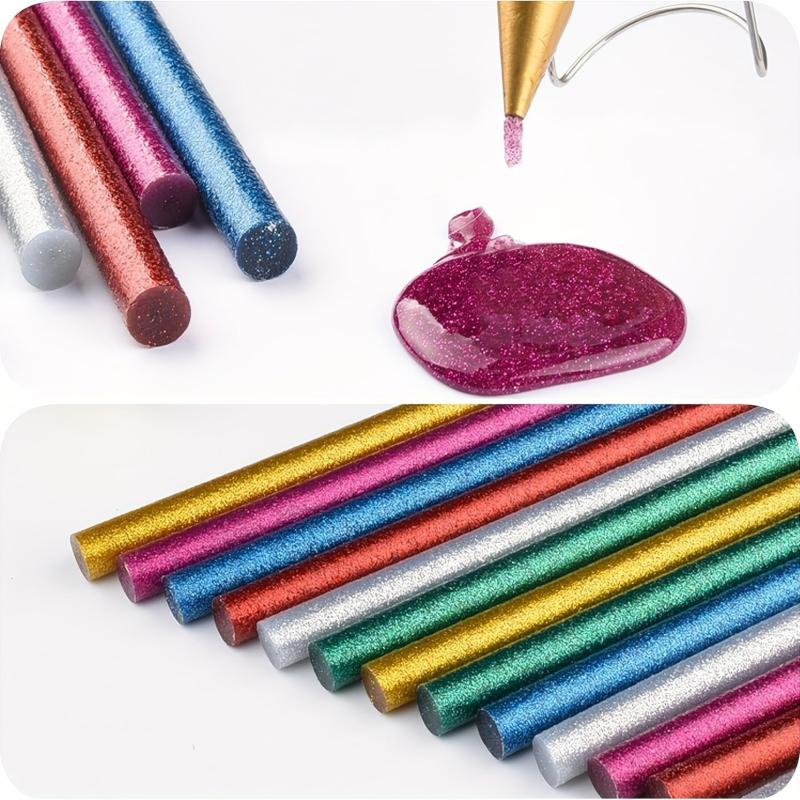 Colorful Mini Glue Sticks 0.28x3.9 - 12/30 Pack