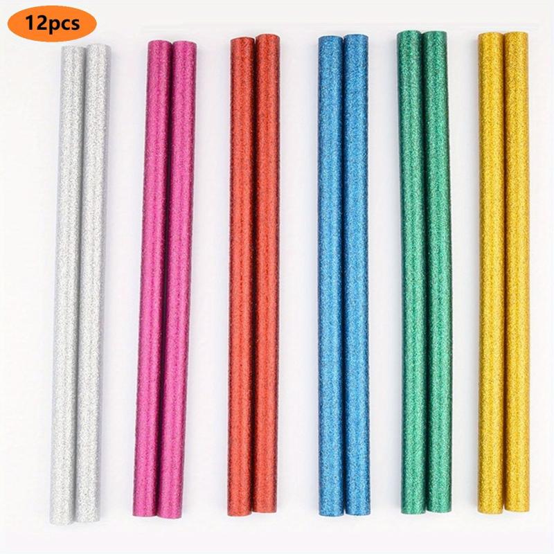 Colorful Mini Glue Sticks 0.28x3.9 - 12/30 Pack
