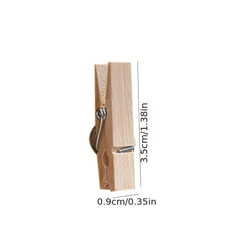 20pcs Wooden Clips for DIY Decoration and Photos