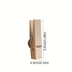 20pcs Wooden Clips for DIY Decoration and Photos