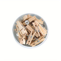 20pcs Wooden Clips for DIY Decoration and Photos