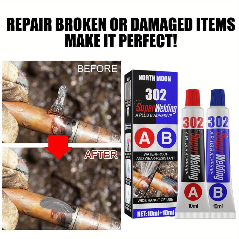 AB Casting Rubber Metal Repair Agent Welding Glue for Cracks Plugging
