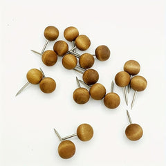 50 Wooden Push Pins for Documents Photos Maps Bulletin Boards