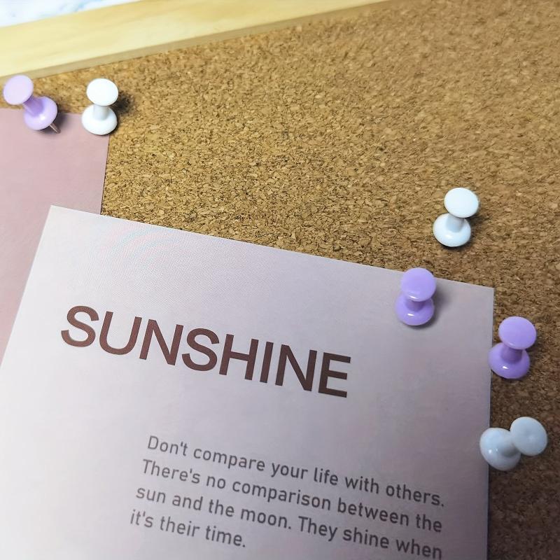 100pcs Purple Push Pins Bulletin Board Thumb Tacks Wall Corkboard Map Calendar