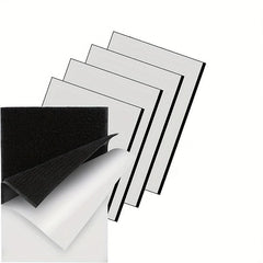 4 Pairs 4x6 Hook & Loop Strips No Holes or Screws Home Office Use