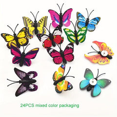 Butterfly Thumb Tacks Decorative Push Pins Colorful Pushpins Random Pattern