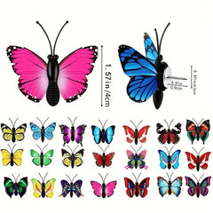 Butterfly Thumb Tacks Decorative Push Pins Colorful Pushpins Random Pattern