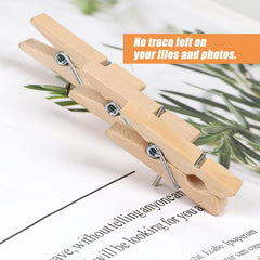 30pcs Wooden Push Pins Decorative Pushpins Tacks Thumbtacks for Cork Board