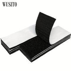2x6 Inch Hook Loop Strips Adhesive Heavy Duty Fasteners Indoor Outdoor Use