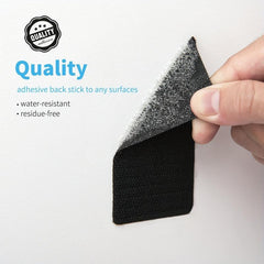 16 Sets Hook and Loop Tape Sticky Back 2.03cm x 7.11cm Double Sided Adhesive