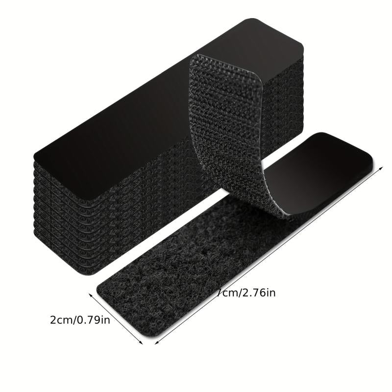16 Sets Hook and Loop Tape Sticky Back 2.03cm x 7.11cm Double Sided Adhesive