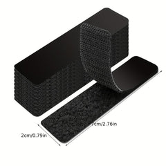 16 Sets Hook and Loop Tape Sticky Back 2.03cm x 7.11cm Double Sided Adhesive