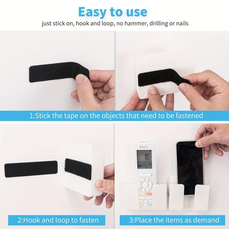 16 Sets Hook and Loop Tape Sticky Back 2.03cm x 7.11cm Double Sided Adhesive