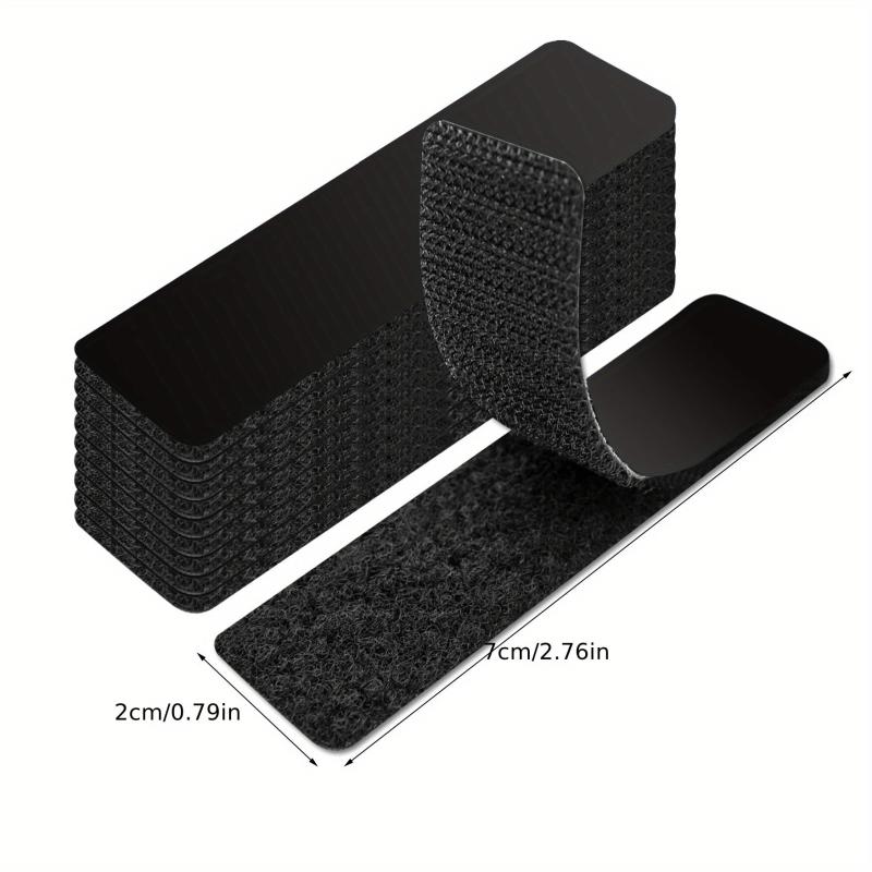 16 Sets Hook and Loop Tape Sticky Back 2.03cm x 7.11cm Double Sided Adhesive