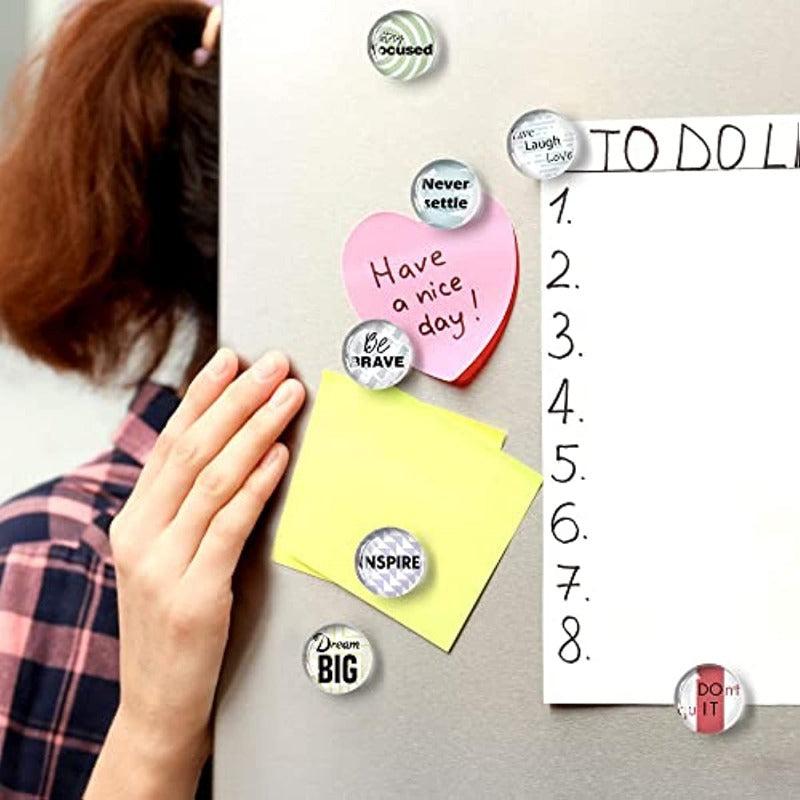 12pcs Strong Refrigerator Magnets for Kitchen Office Whiteboard