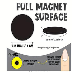 12pcs Strong Refrigerator Magnets for Kitchen Office Whiteboard