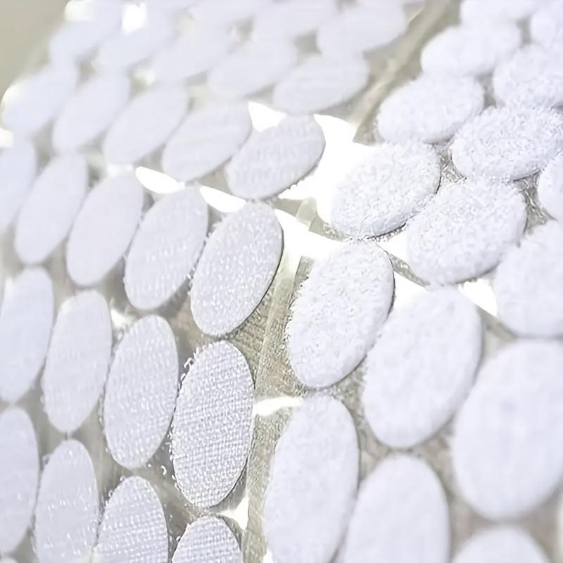 600pcs Adhesive Dots & Nylon Hook and Loop Tape with Waterproof Adhesive