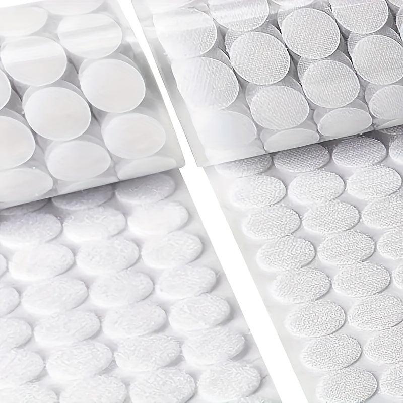 600pcs Adhesive Dots & Nylon Hook and Loop Tape with Waterproof Adhesive