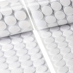 600pcs Adhesive Dots & Nylon Hook and Loop Tape with Waterproof Adhesive