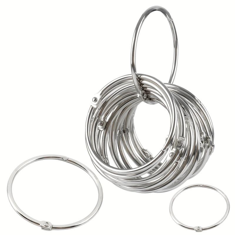 5 08 Cm Binder Rings 10 PCS Nickel Plated Steel Book Rings