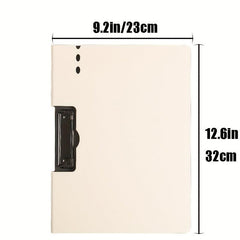 6 Pcs File Folders Clipboards A4 Letter Size Punchless Clamp Binder