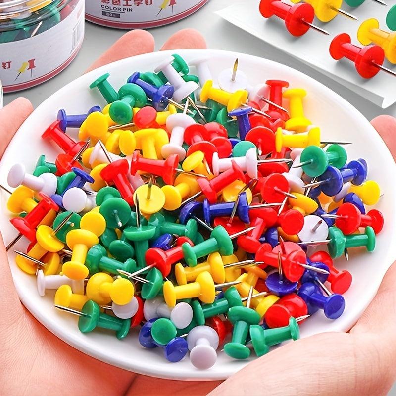 200pcs Mini Colorful Push Pins Photo Picture Map Poster Nails