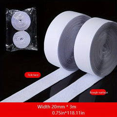 Double Sided Hook And Loop Tape With Adhesive Backing