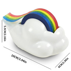 Cartoon Cloud Rainbow Adhesive Tape Seat Cutting Machine Box Packaging