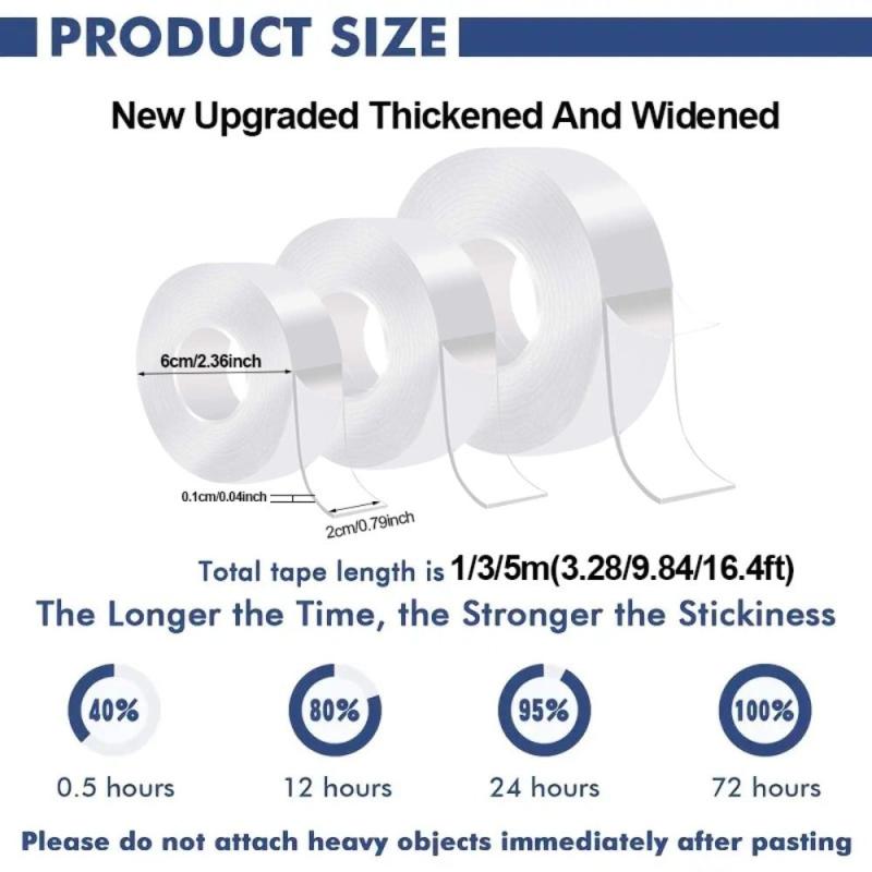 Double Sided Heavy Duty Mounting Tape Removable Adhesive Foam Tape