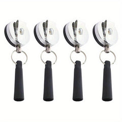 1pc 2 4pcs Retractable Pull Pen Pencil Holder Silicone Ideal Grip for Carpenters