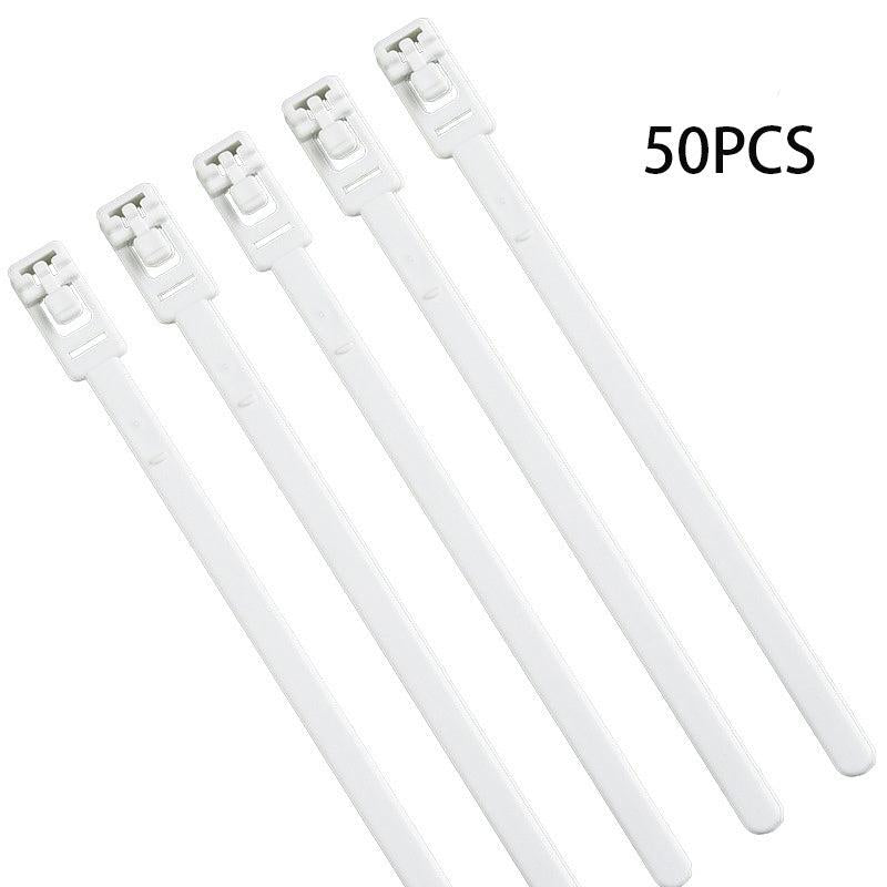 50pcs Colorful Reusable Cable Lace up Tensile Strength Line And Rope Management