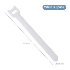 30pcs Line Storage Buckle Computer Finishing Wrapped Tie