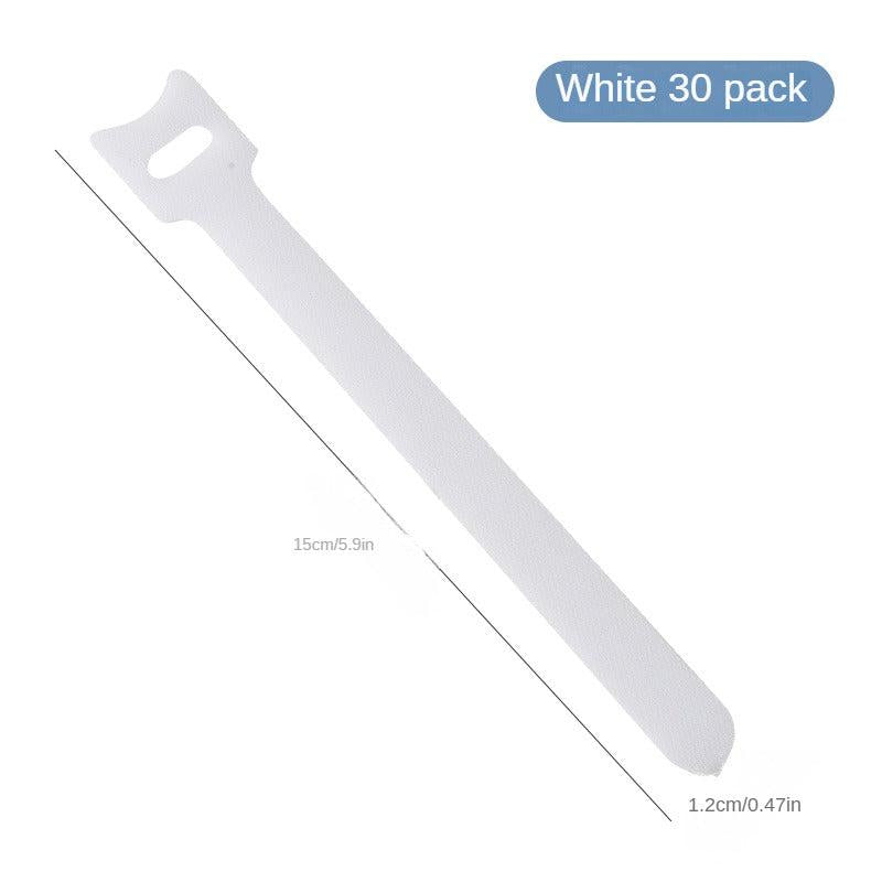 30pcs Line Storage Buckle Computer Finishing Wrapped Tie